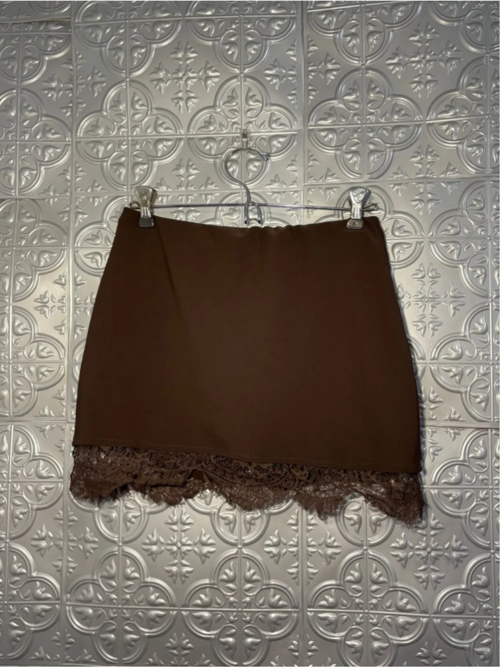 Free Haven chocolate brown Mini Skirt skort shorts